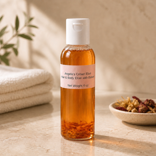 Angela’s Hair & Body Elixir with Batana Oil & Calendula