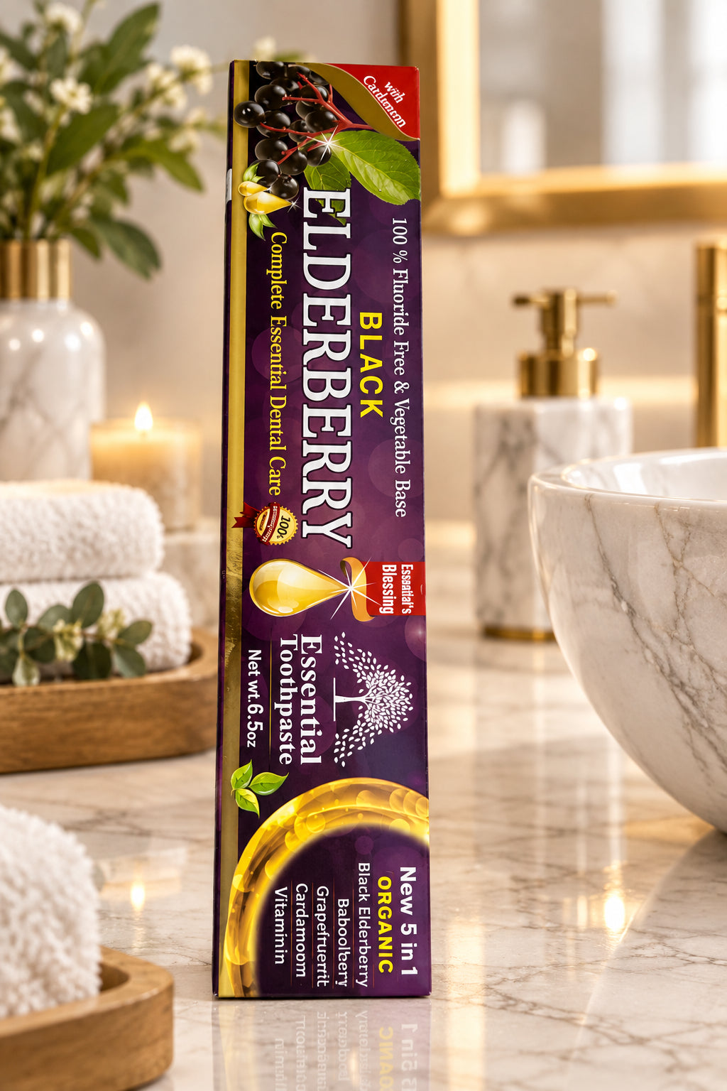 Black Elderberry Natural Toothpaste